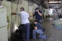 بالفيديو: الشرطة تعثر على قطعة سلاح من نوع M16 بعد مداهمة ميناء يافا